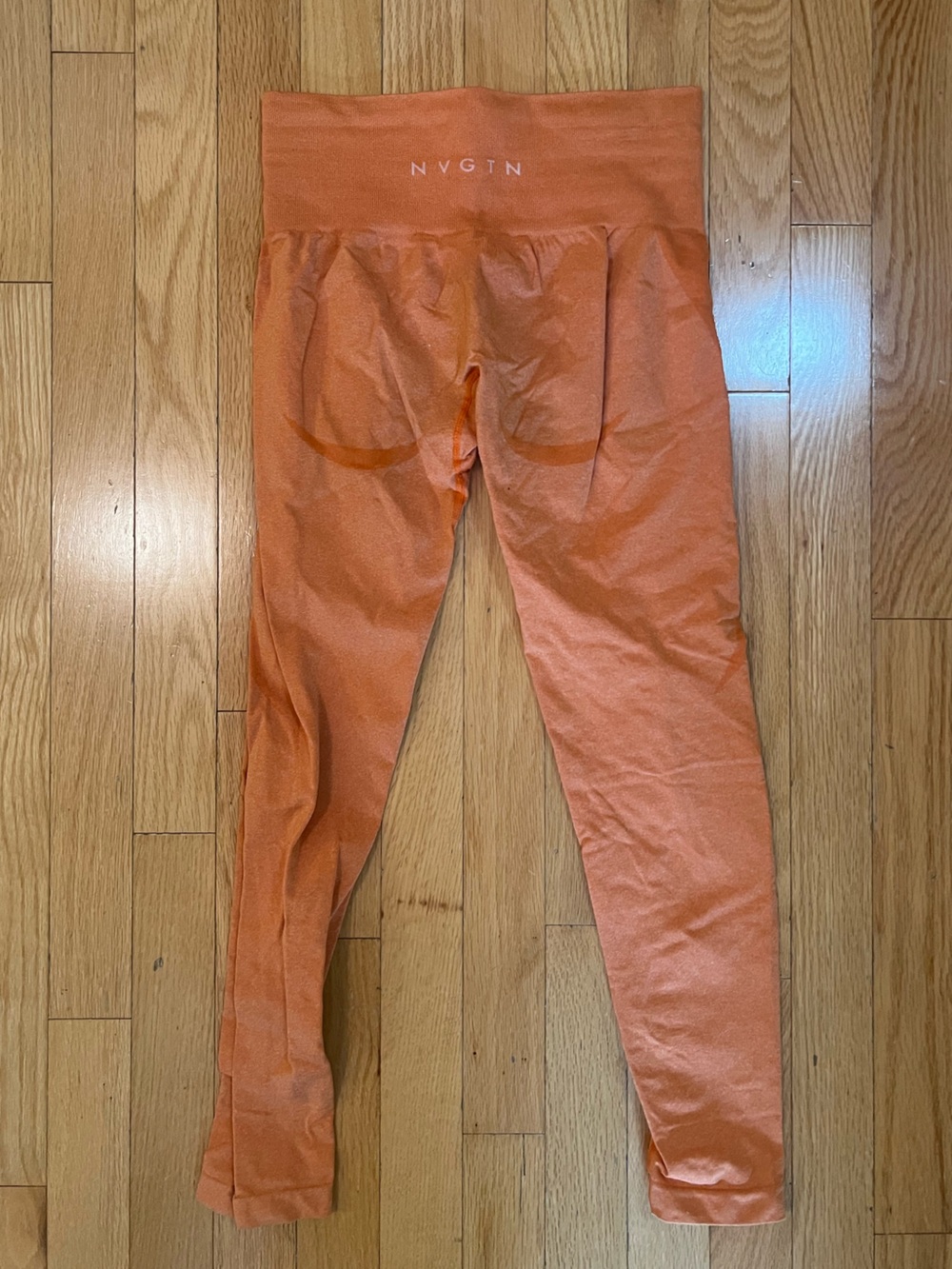 NVGTN womens Orange Seamless Leggings